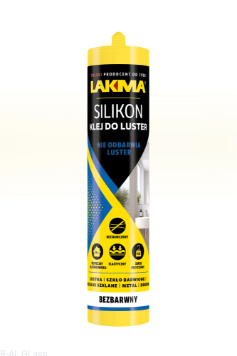 Klej do luster silikonowy Lakma