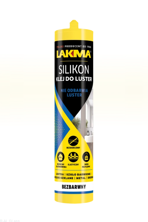 Klej do luster silikonowy Lakma