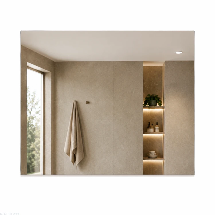 Lustro srebrne 60x50cm  z zawieszkami