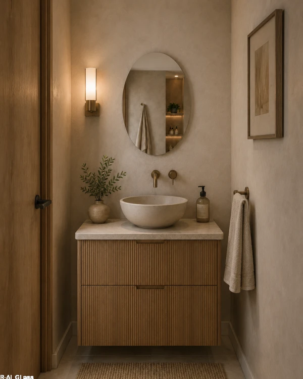 Lustro srebrne owalne 45x60cm + klej montażowy