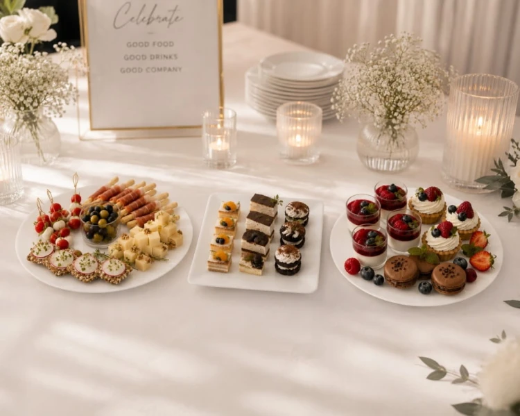 Lustrzana Patera czarna Pod Candy Bar Słodki Stół Dekoracje Przekąski 30cm