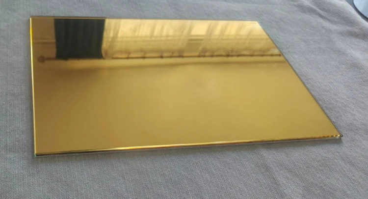 Szklana Podkładka Dekoracyjna Lustro złote 30x30