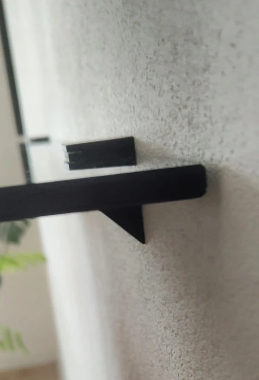 Półka szklana narożna pod prysznic 25x25 8mm grafitowa BEZ UCHWYTÓW
